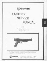 (image for) CRS130FSM DOWNLOAD 1969 Crosman 130 Factory Service Manual