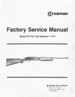 (image for) CRS622FSM1971 DOWNLOAD Factory Service Manual for the Model 622