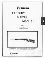 (image for) CRS99FSM1969 DOWNLOAD Factory Service Manual for Crosman model 99