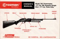 (image for) CRS760OM Crosman 760 Owners Manual