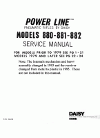 (image for) DAI880FSM DOWNLOAD Factory Service Manual for Daisy 880, 881, an