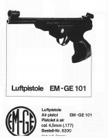 E101OM DOWNLOAD EM-GE Owners manual for the model 101