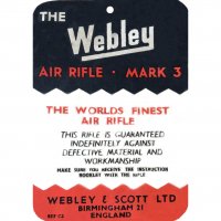 WEBMK3HG DOWNLOAD of the Webley MK3 Air Rifle Hang Tag
