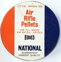 (image for) X60 National Cartridge Co. Pellet Tin