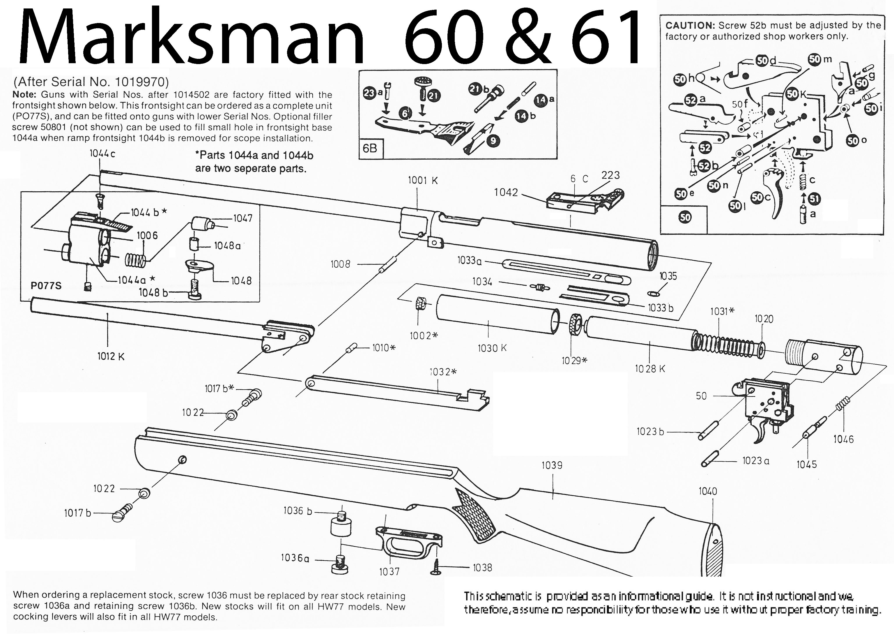 60 and 61 Schematic