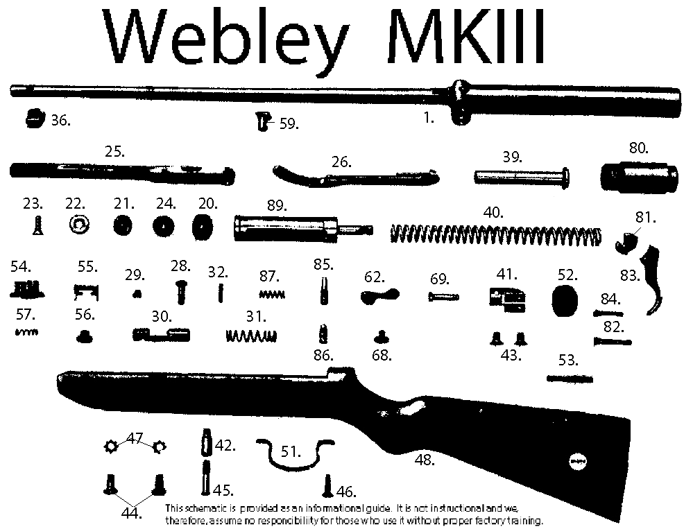 MK III Air Rifle Schematic
