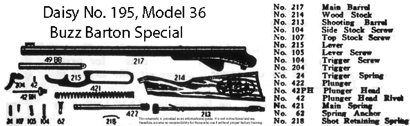 195 Model 36 Buzz Barton Special Schematic